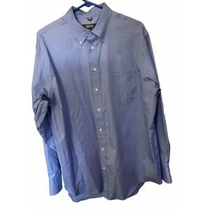 Kenneth Cole Reaction Men's Shirt XL 17 - 17 1/2 Regular Fit Blue 34-35